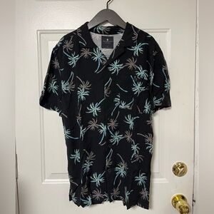 Junk Food Clothing camp collar palm tree summer shirt
